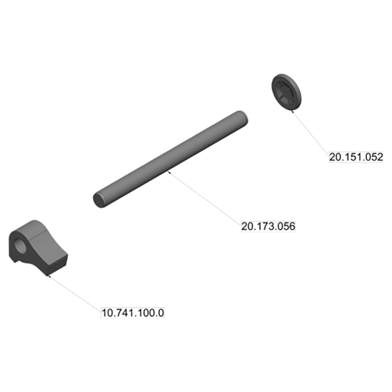 Ersatzteil Scharmüller Klinke-Set A10/A11 8mm (ab 10/2009) #02.480.051