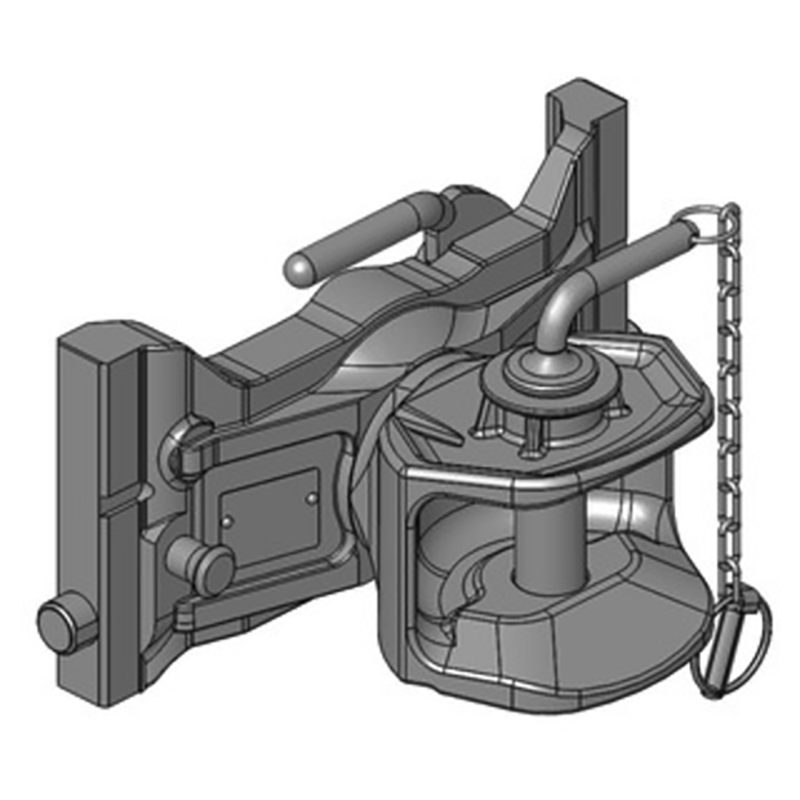 Traktorentechnik Anhängetechnik Scharmüller Zugmaul Standard mit Adapterplatte #05.3115.01-A11