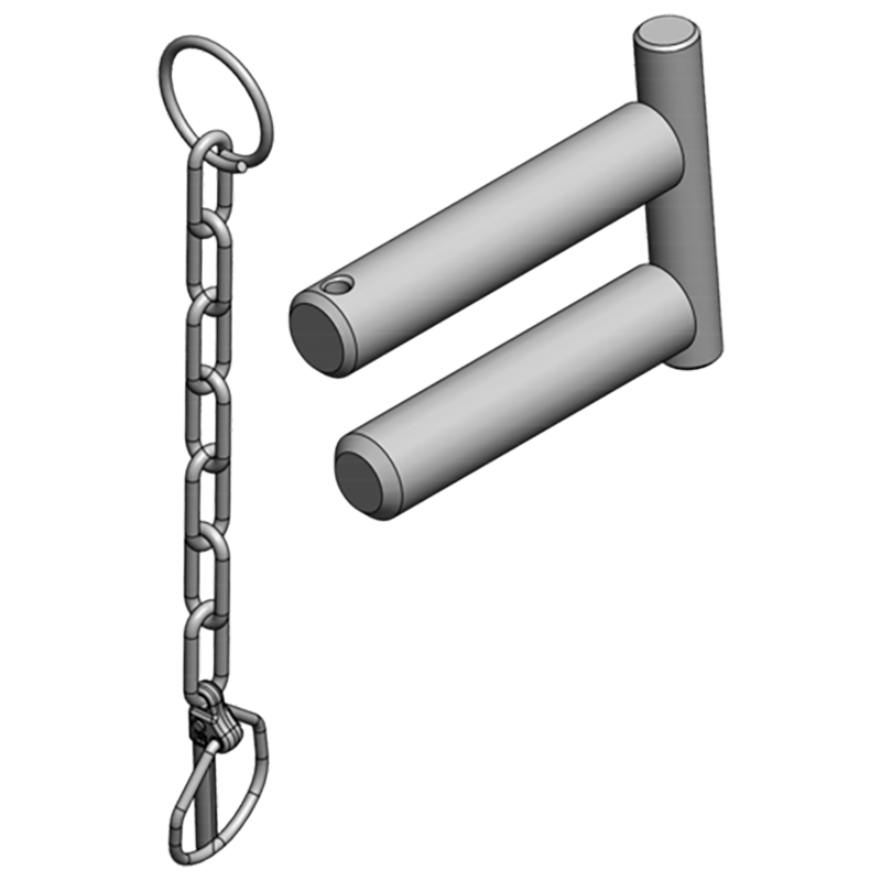 Ersatzteil Scharmüller Verriegelungsbolzen doppelt m. Kette Ø20x99 #00.442.225.0