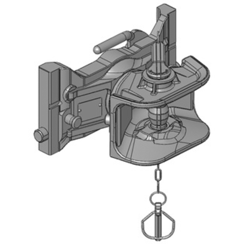 Traktorentechnik Anhängetechnik Scharmüller Zugmaul Standard mit Adapterplatte #05.3115.06-A11