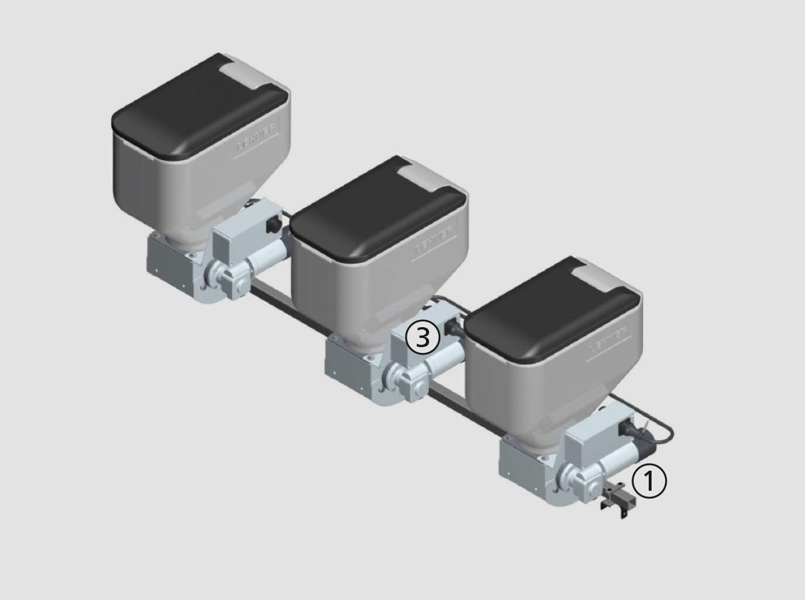 Streuer LEHNER AgroDos® 12 (4-Reiher mechanisch)