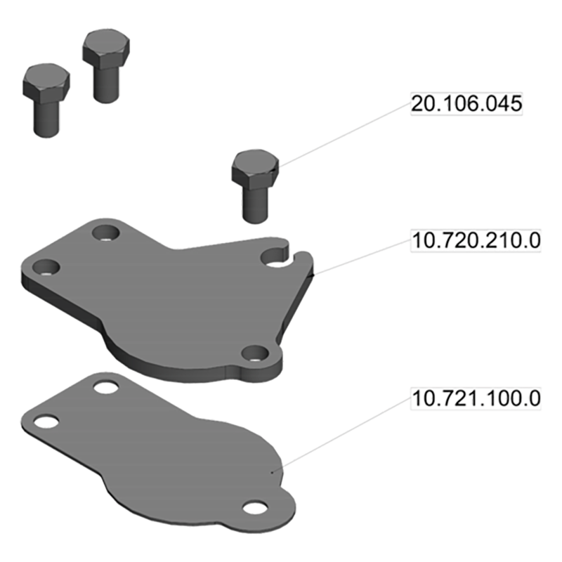 Scharmüller Deckel-Set A10 FBD F1 #02.480.120