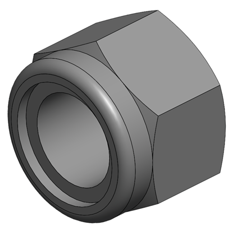 Ersatzteil Scharmüller Stopmutter M16 DIN 985 8.8 vz. #20.120.161