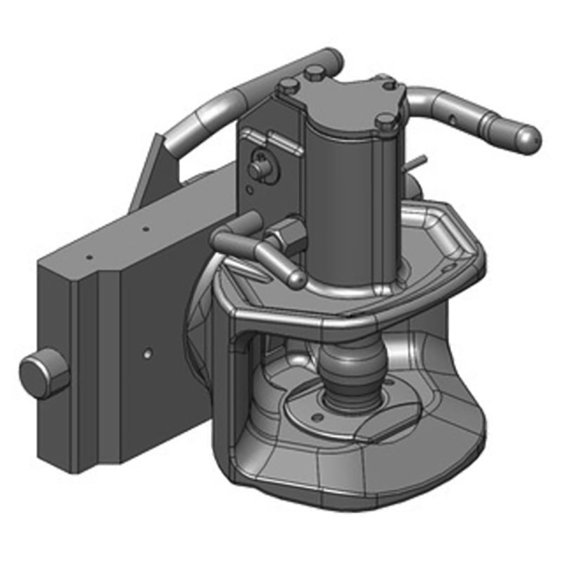 Traktorentechnik Anhängetechnik Scharmüller Zugmaul Standard mit Adapterplatte #03.2553.02-A02