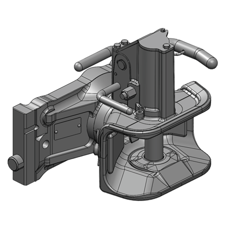 Traktorentechnik Anhängetechnik Scharmüller Zugmaul Standard mit Adapterplatte #05.3301.221-A11