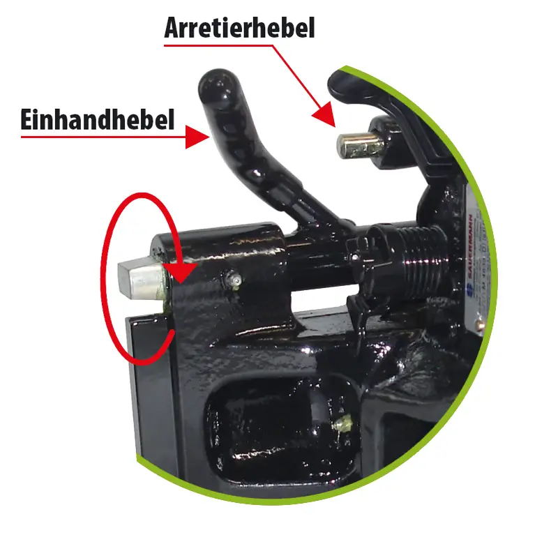 SAUERMANN Zugmaul passend für CASE NEW HOLLAN STEYR 320 mm Drehbolzensicherung HS17101