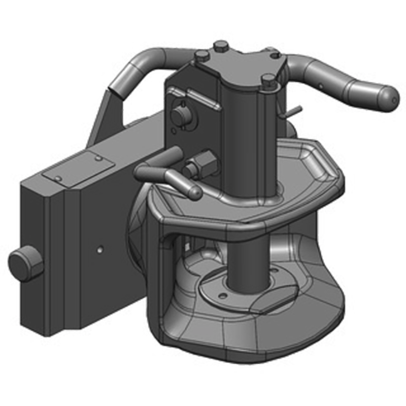 Traktorentechnik Anhängetechnik Scharmüller Zugmaul Standard mit Adapterplatte #03.2551.02-A02