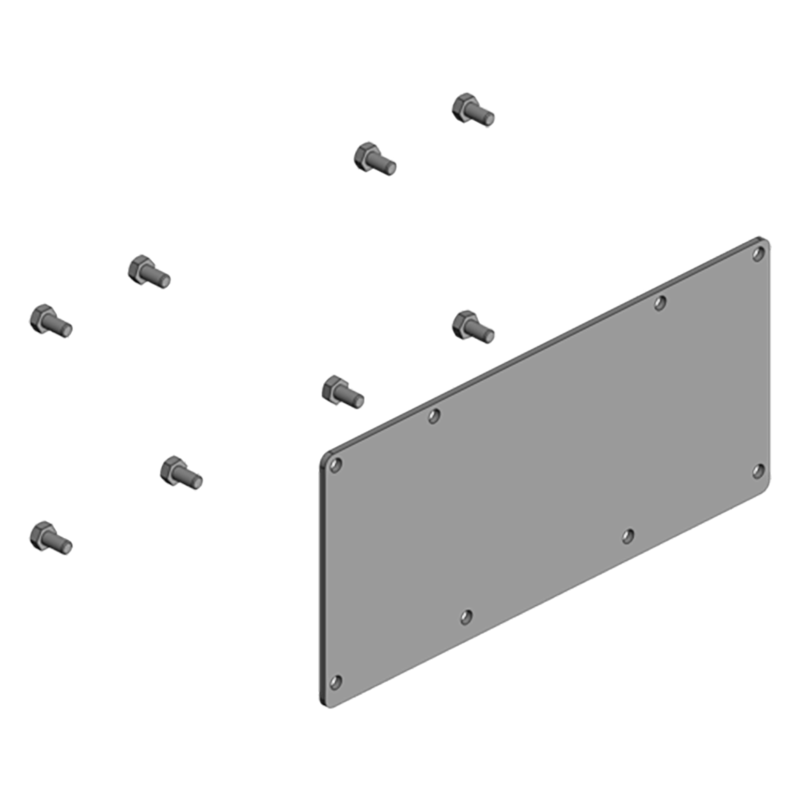 Ersatzteil Scharmüller Adapterplattendeckel W390 SE-G SET #02.480.062