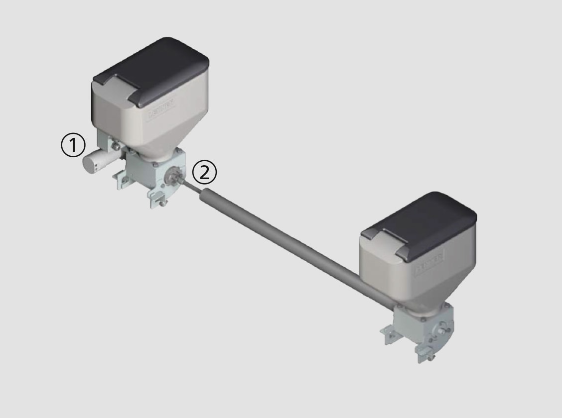 Streuer LEHNER AgroDos® 12 (4-Reiher mechanisch)