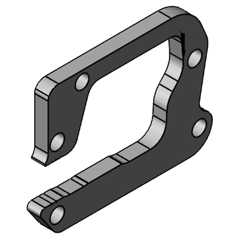 Ersatzteil Scharmüller Führungsblech 6mm W390 Fendt vz. #10.726.110.0