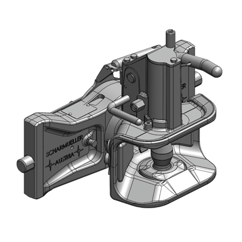 Traktorentechnik Anhängetechnik Scharmüller Zugmaul Standard mit Adapterplatte #07.3903.292-A02