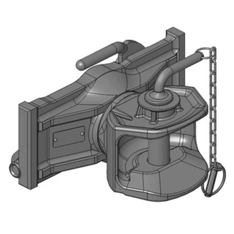 Traktorentechnik Anhängetechnik Scharmüller Zugmaul Standard mit Adapterplatte #05.3255.01-A02