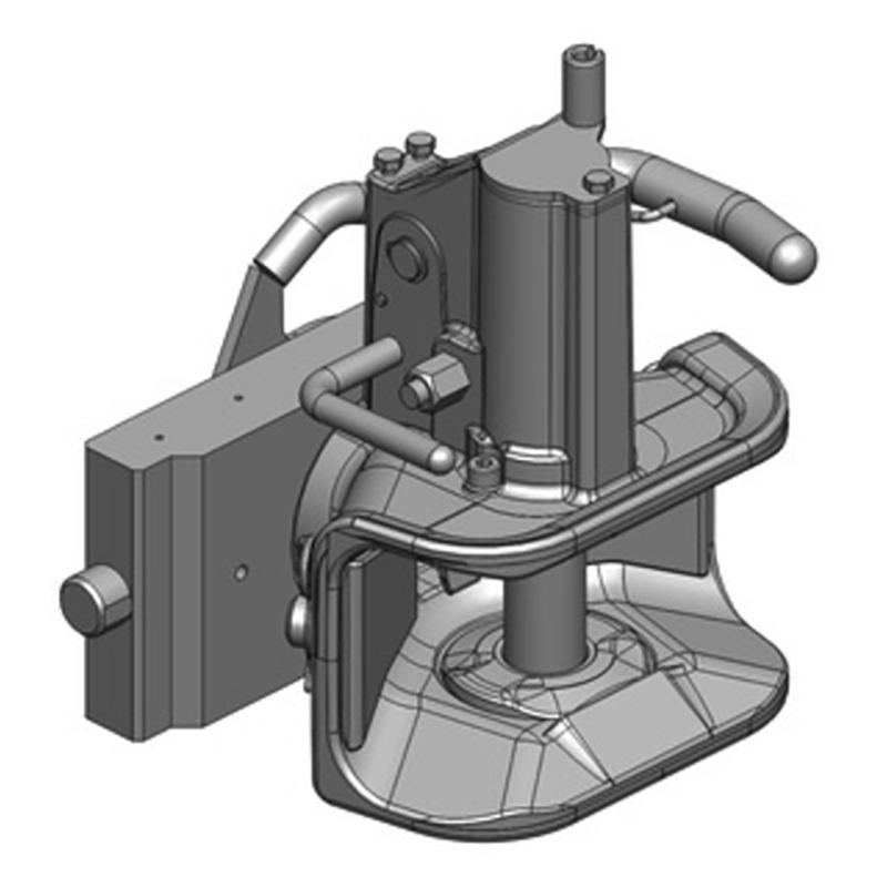 Traktorentechnik Anhängetechnik Scharmüller Zugmaul Standard mit Adapterplatte #03.2701.021-A16