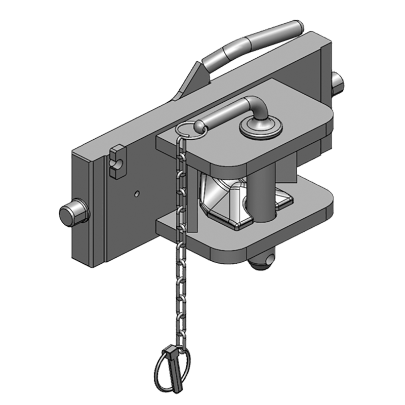 Traktorentechnik Anhängetechnik Scharmüller Zugmaul Standard mit Adapterplatte #03.3358.031-A11