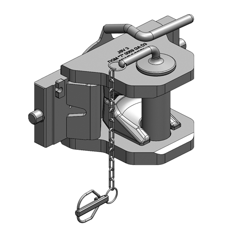 Traktorentechnik Anhängetechnik Scharmüller Zugmaul Standard mit Adapterplatte #03.3357.031-A11