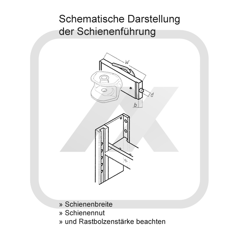 Landwirtschaft Scharmüller Zugkugel K80 passend für diverse mit 390er Schienenbreite